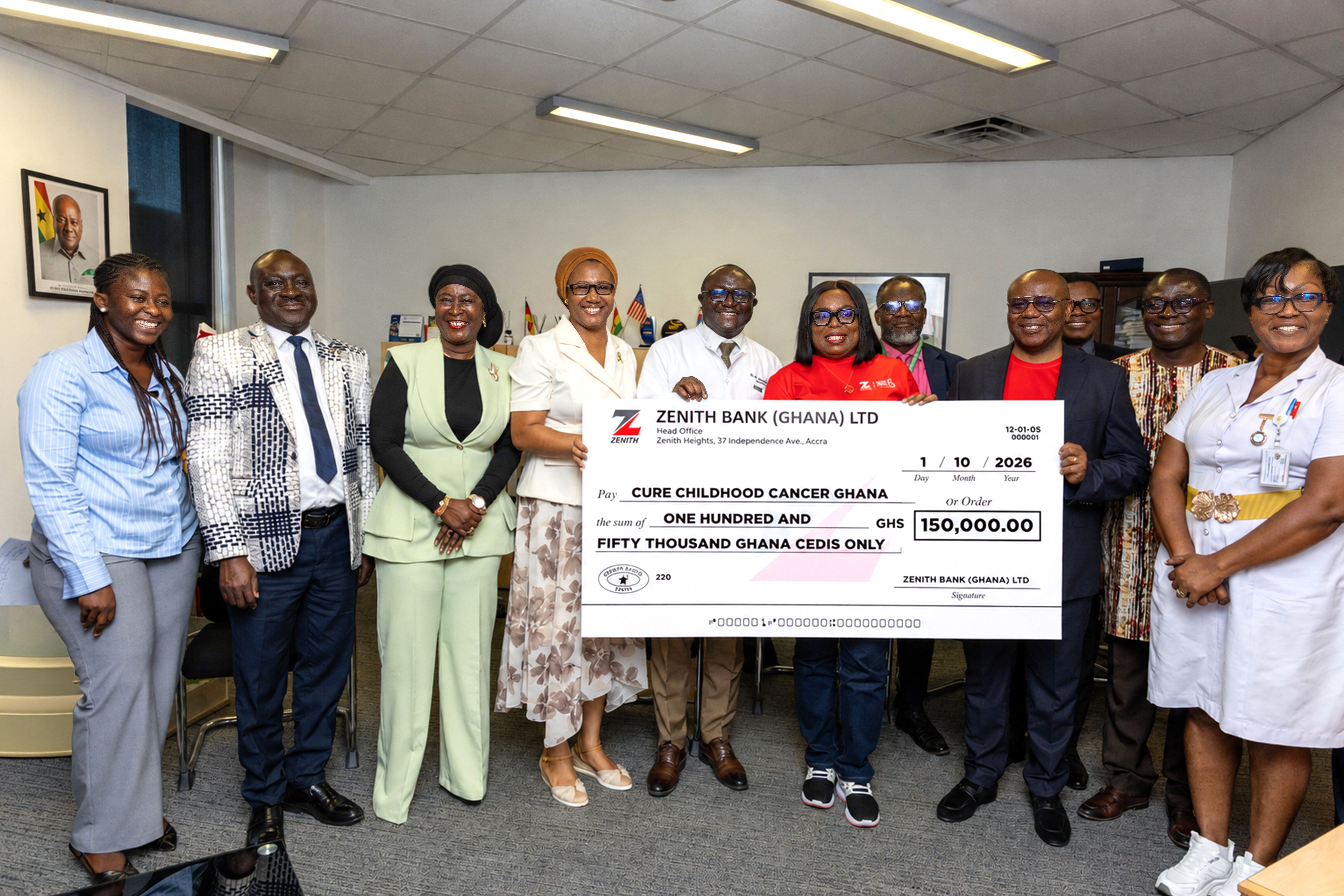 Zenith Bank Supports Childhood Cancer Unit at Greater Accra Regional Hospital