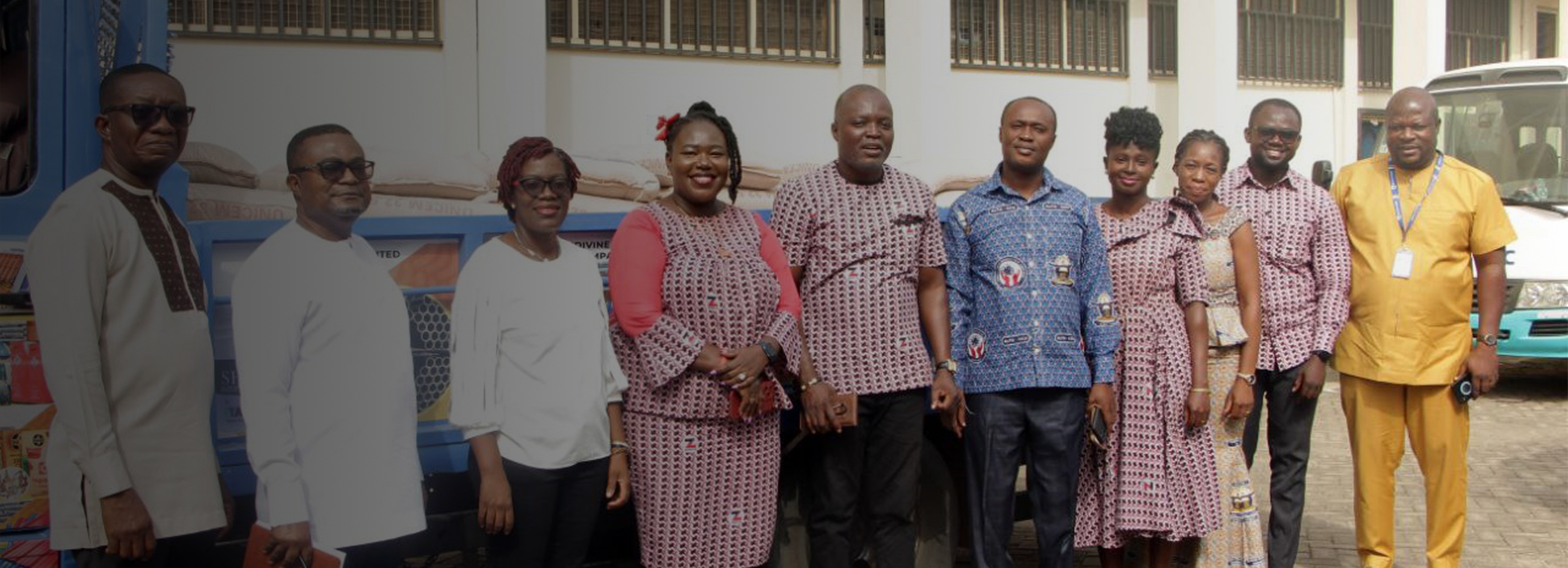 Zenith Bank Kumasi Main branch donates over 100 bags of cement towards KSTU building project